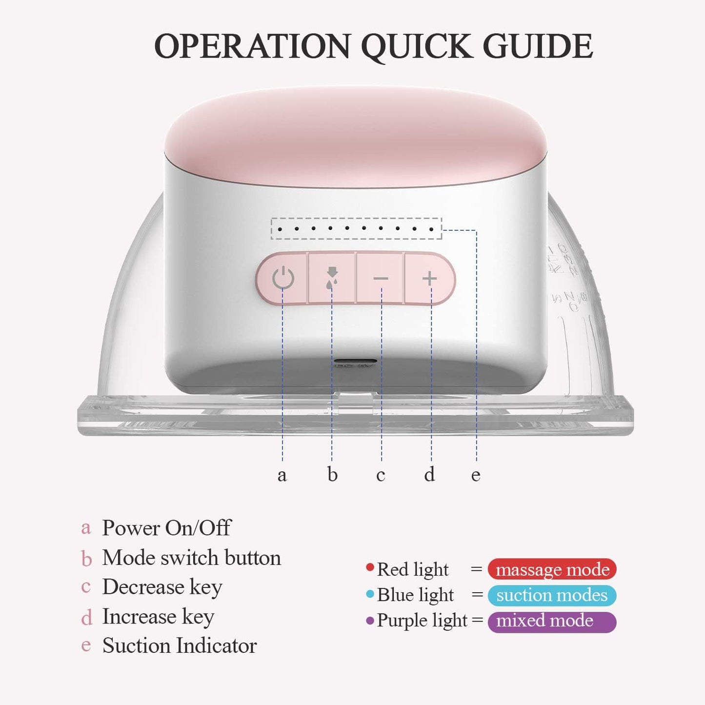 Portable 3-mode Electric Breast Pump