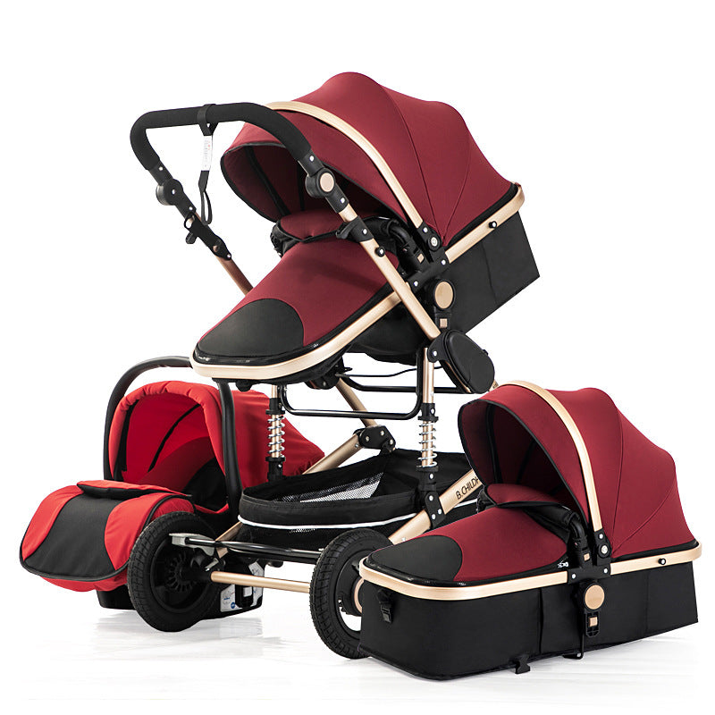3-In-1 Luxury Travel Baby Stroller