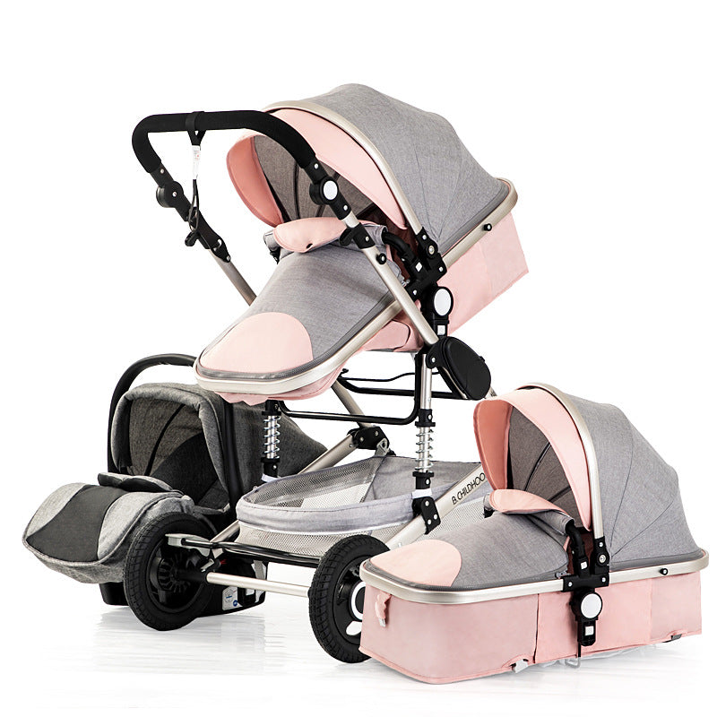 3-In-1 Luxury Travel Baby Stroller