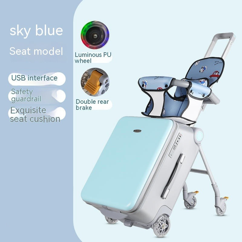 Portable Folding Trolley Suitcase