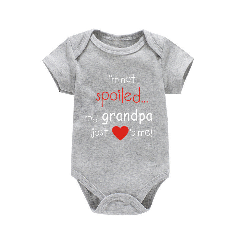 Short-sleeved Cotton Baby Romper