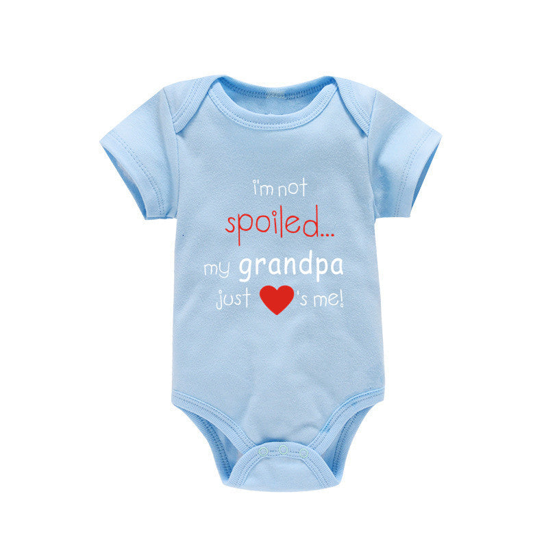 Short-sleeved Cotton Baby Romper