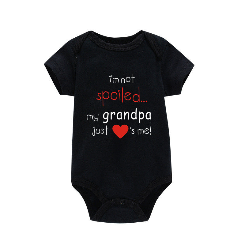 Short-sleeved Cotton Baby Romper