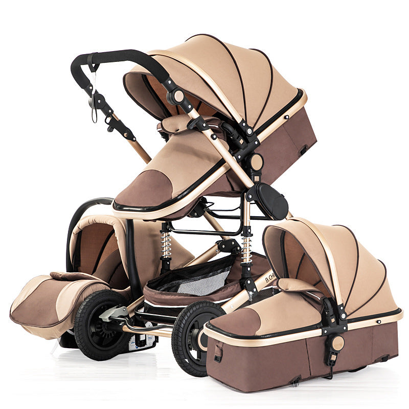 3-In-1 Luxury Travel Baby Stroller