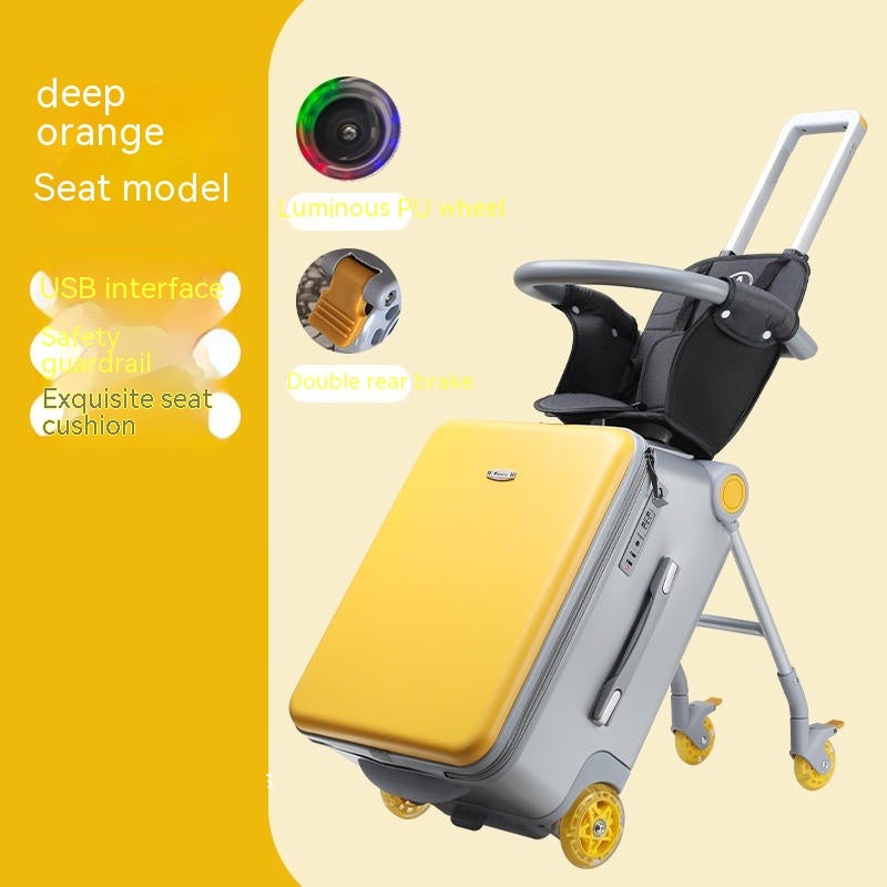 Portable Folding Trolley Suitcase