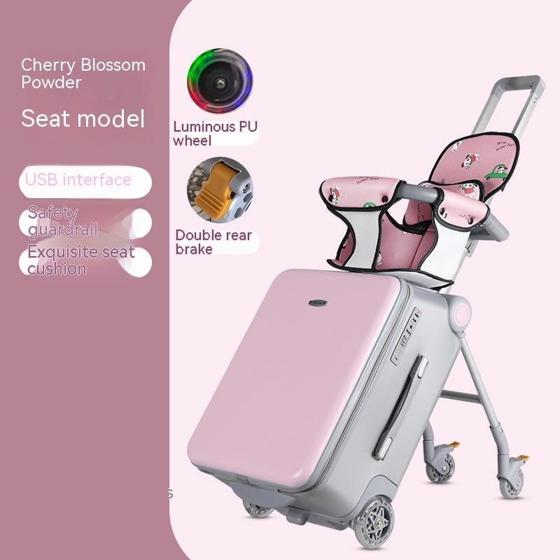 Portable Folding Trolley Suitcase